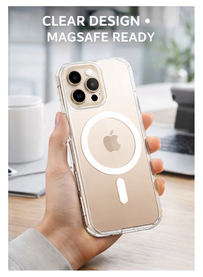 MOBM Pack Of 3 Protection for iPhone 16 Pro Max – MagSafe Clear Case - Clear Screen - Privacy Screen - Image 3